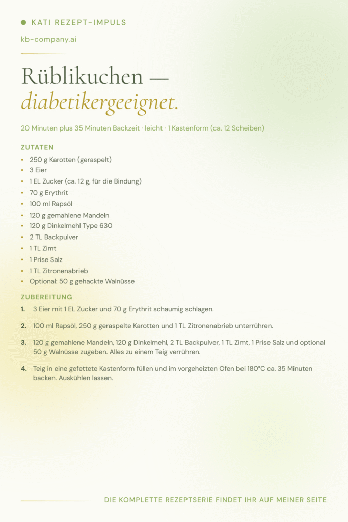 Rüblikuchen für die Familie