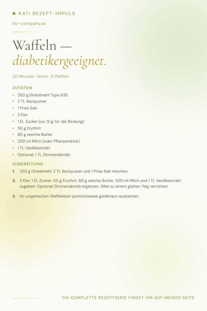 Waffeln – diabetikergeeignet